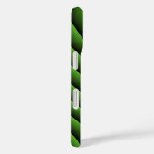 Hypnotic Green Wavy Lines Case-Mate iPhone Hülle (Rückseite / Rechts)