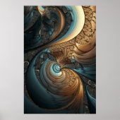 Hypnotic Journey of Psychedelic Abstracts Poster (Vorne)