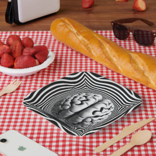 Hypnotic Mind Maze - Tauchen in den Spiral Pappteller