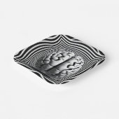 Hypnotic Mind Maze - Tauchen in den Spiral Pappteller (Gewinkelt)