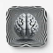 Hypnotic Mind Maze - Tauchen in den Spiral Pappteller (Vorderseite)