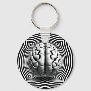 Hypnotic Mind Maze - Tauchen in den Spiral Schlüsselanhänger