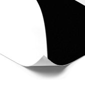 Hypnotic Optical Illusion Trippy Spiral Square Poster (Ecke)