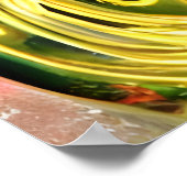 Hypnotic Psychedelic Santa Claus | AI Art Poster (Ecke)