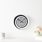 hypnotic spiral runde wanduhr (Zuhause)