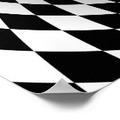 Hypnotic Squares Psychedelic Poster (Ecke)