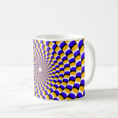 Hypnotic surreal abstrakt kaffeetasse (VorderseiteRechts)
