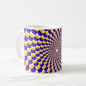 Hypnotic surreal abstrakt kaffeetasse (Vorderseite Links)