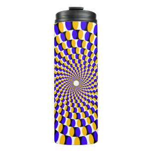Hypnotic surreal abstrakt thermosbecher