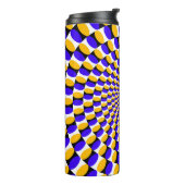 Hypnotic surreal abstrakt thermosbecher (Nach links gedreht)