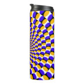 Hypnotic surreal abstrakt thermosbecher (Nach rechts gedreht)