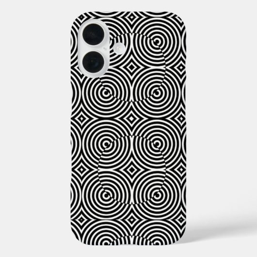 Hypnotic Swirl Case-Mate iPhone 16 Fall Hülle (Rückseite)