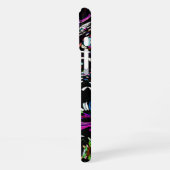 Hypnotic Swirl Energy Lila iPhone Hülle (Linke Seite)