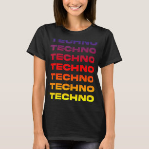 Hypnotic Techno Deep Dub Electronic Beats IDM EDM T-Shirt