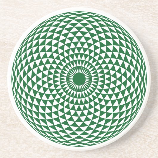 Hypnotic Toroid Mandala Untersetzer (Vorne)