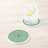 Hypnotic Toroid Mandala Untersetzer (Seite)