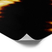 Hypnotic Trippy Mesmeriing Psychedelic Art Poster (Ecke)