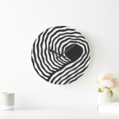 Hypnotic Wave Große Wanduhr (Zuhause)