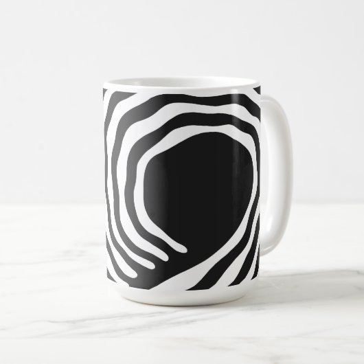 Hypnotic Wave Kaffeetasse (VorderseiteRechts)