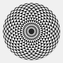 Hypnotikaufkleber Runder Aufkleber