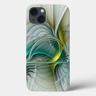 Hypnotische Abstrakt Golden Turquoise Aquamarines Case-Mate iPhone Hülle