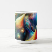 Hypnotische abstrakte Landschaft Kaffeetasse (Mittel)