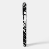 Hypnotische Abstrakte Schwarz-Weiß-Moderne Kunst Case-Mate iPhone Hülle (Rückseite / Links)