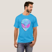 Hypnotische Alien Gefärbte Krawatte T-Shirt (Vorne ganz)
