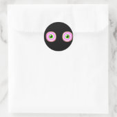 Hypnotische Augen Runder Aufkleber (Tasche)
