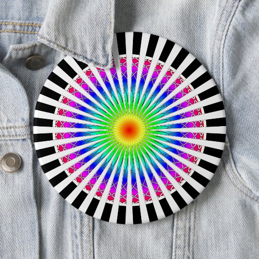 Hypnotische Blume Button (Beispiel)
