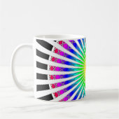 Hypnotische Blume Kaffeetasse (Links)