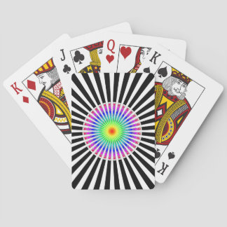 Hypnotische Blume Spielkarten