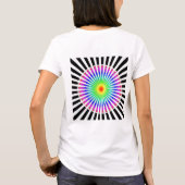 Hypnotische Blume T-Shirt (Rückseite)