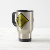 HYPNOTISCHE DIAMONEN REISEBECHER (Vorderseite Links)