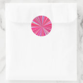 hypnotische Farben Runder Aufkleber (Tasche)