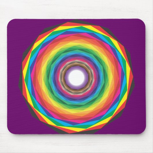 hypnotische Farbtasten Mousepad (Vorne)