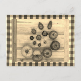 Hypnotische Heirloom-Tomaten - Postkarte