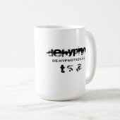 Hypnotische Kaffee-Tasse Kaffeetasse (VorderseiteRechts)