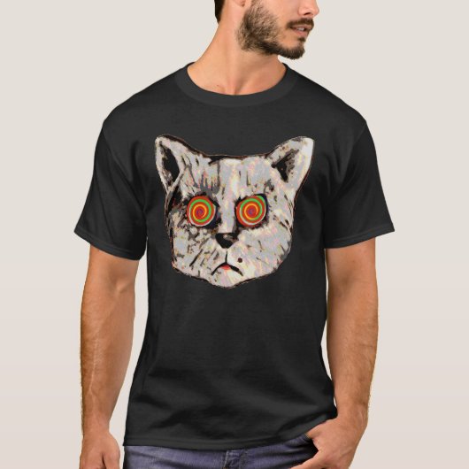 hypnotische Katzenaugen T-Shirt (Vorderseite)