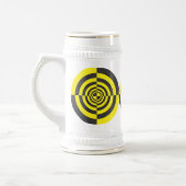 Hypnotische Kreise Bierglas (Links)