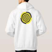 Hypnotische Kreise Hoodie (Rückseite)