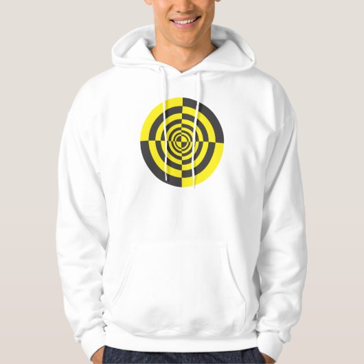 Hypnotische Kreise Hoodie (Vorderseite)