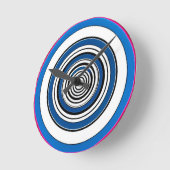 Hypnotische Kreise Uhr (Winkel)