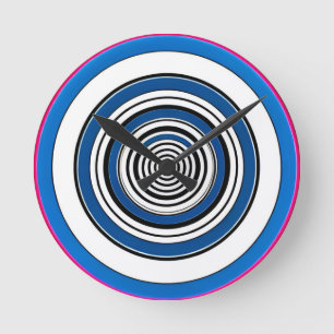 Hypnotische Kreise Uhr