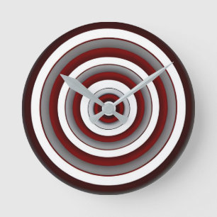 Hypnotische Kreise Uhr