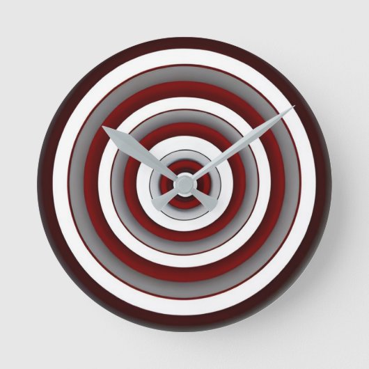 Hypnotische Kreise Uhr (Vorderseite)