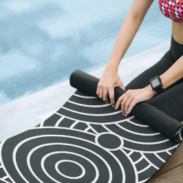 hypnotische Kreise Yogamatte