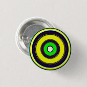 Hypnotische Kreisläufe 3 cm Runde Abzeichen Button (Vorne & Hinten)