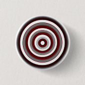 Hypnotische Kreisläufe 3 cm Runde Abzeichen Button (Vorderseite)