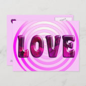 Hypnotische Liebe Postkarte (Vorne/Hinten)